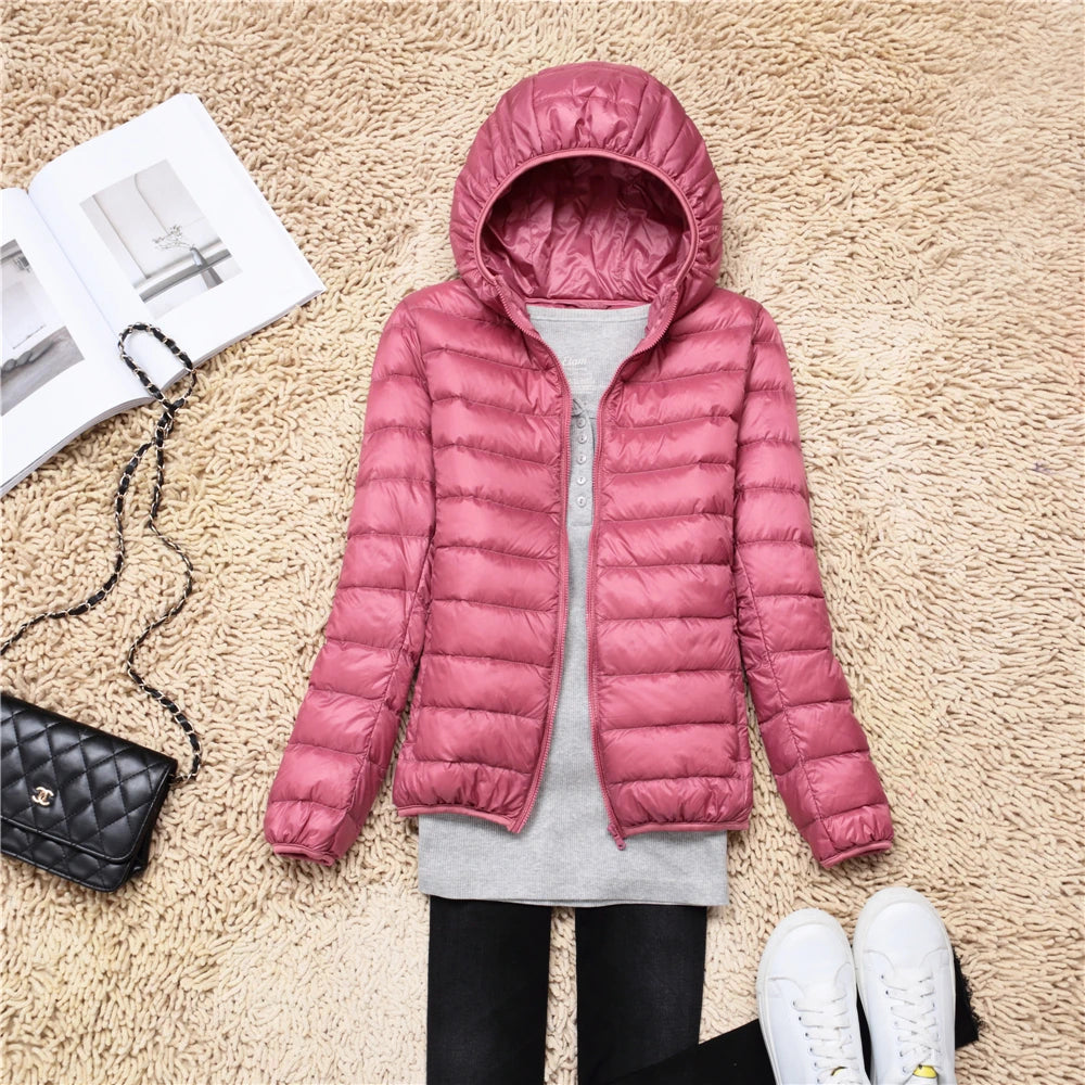 Belléra Ultra Light Packable Puffer Jacket | Hooded Winter Coat
