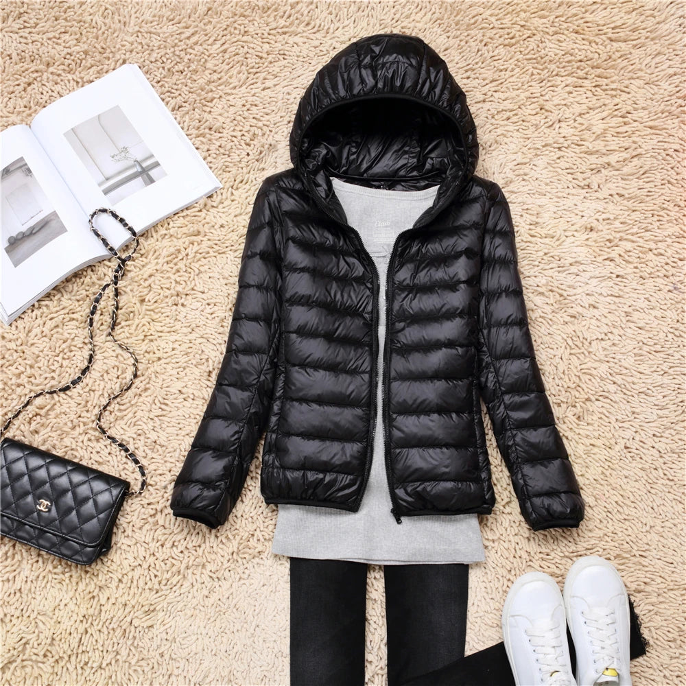 Belléra Ultra Light Packable Puffer Jacket | Hooded Winter Coat