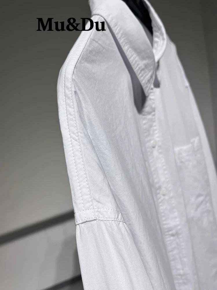 ⚡ Bellera Oversized Cotton Button-Down Shirt ☁️