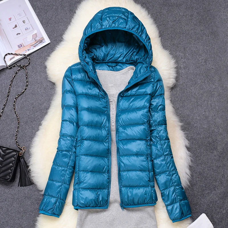 Belléra Ultra Light Packable Puffer Jacket | Hooded Winter Coat