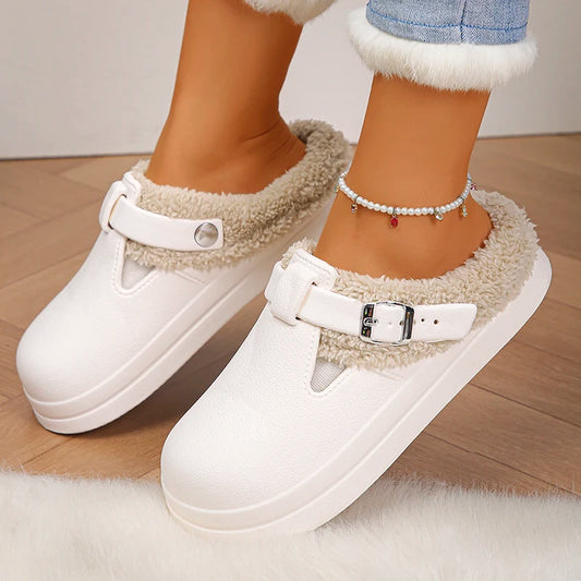 Bellera Waterproof Fluffy Winter Slippers 👣
