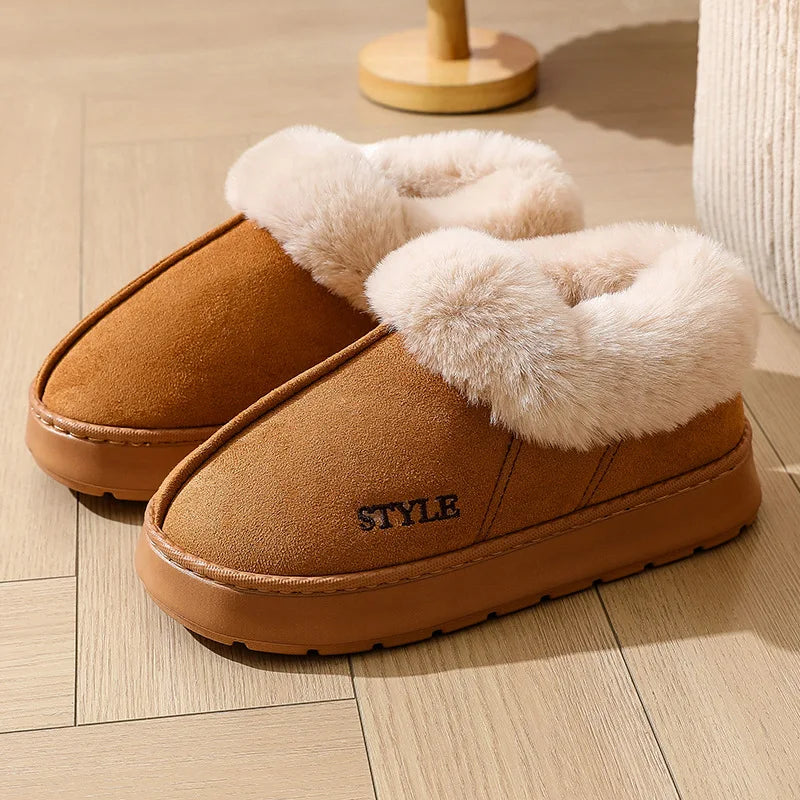 Luxury Platform Winter Snow Boots | Ultra-Warm Thick Wool & Anti-Slip Sole ❄️✨
