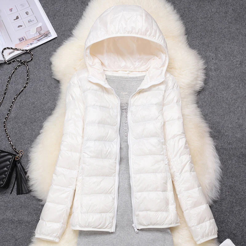 Belléra Ultra Light Packable Puffer Jacket | Hooded Winter Coat