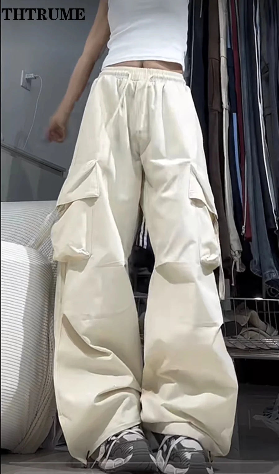 ⚡ Bellera Retro Baggy Parachute Pants ☁️