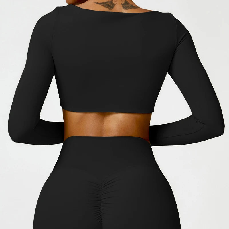 ⚡ Bellera Quick-Dry Square Neck Workout Top ☁️