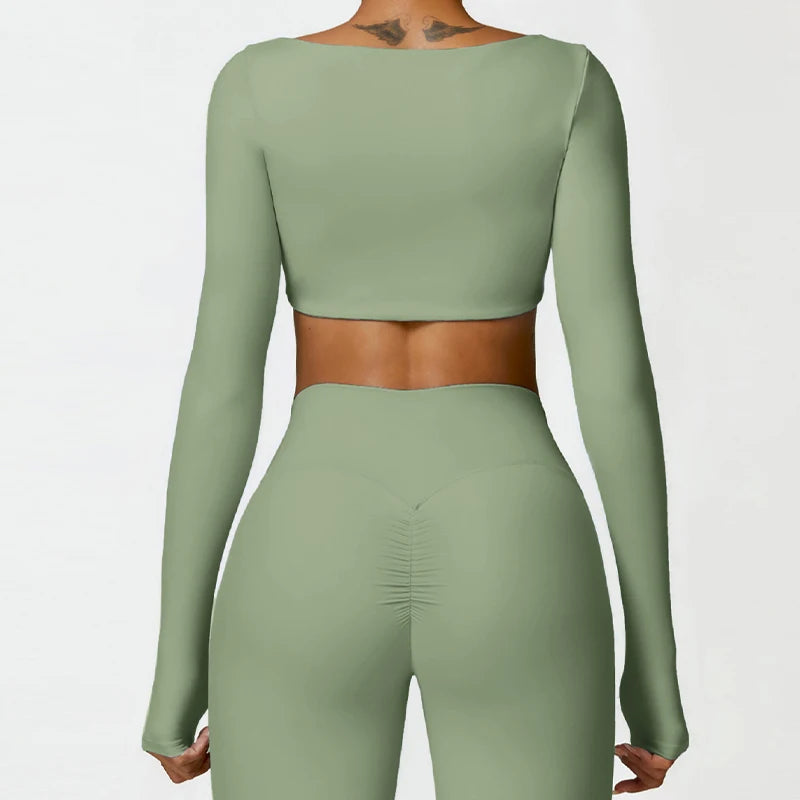 ⚡ Bellera Quick-Dry Square Neck Workout Top ☁️