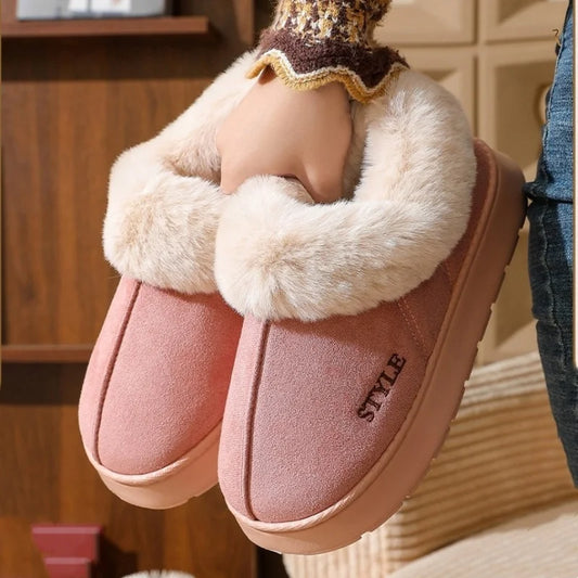 Luxury Platform Winter Snow Boots | Ultra-Warm Thick Wool & Anti-Slip Sole ❄️✨