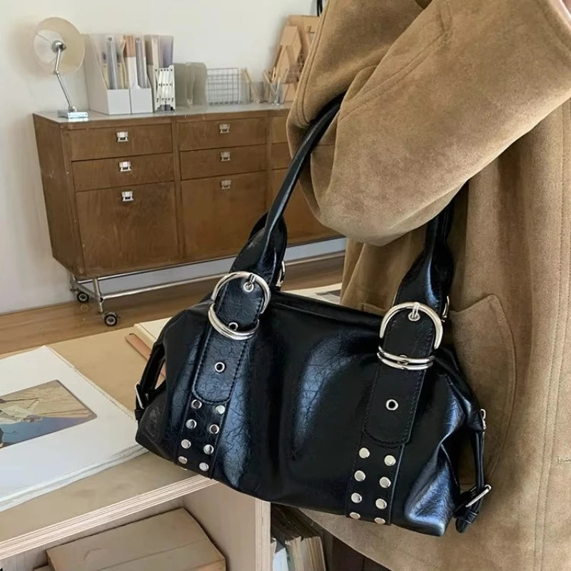Belléra Rebel Edge PU Leather Shoulder Bag