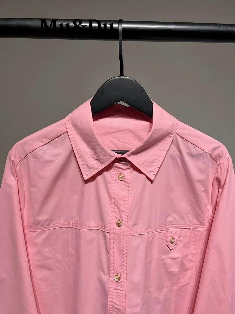 ⚡ Bellera Oversized Cotton Button-Down Shirt ☁️