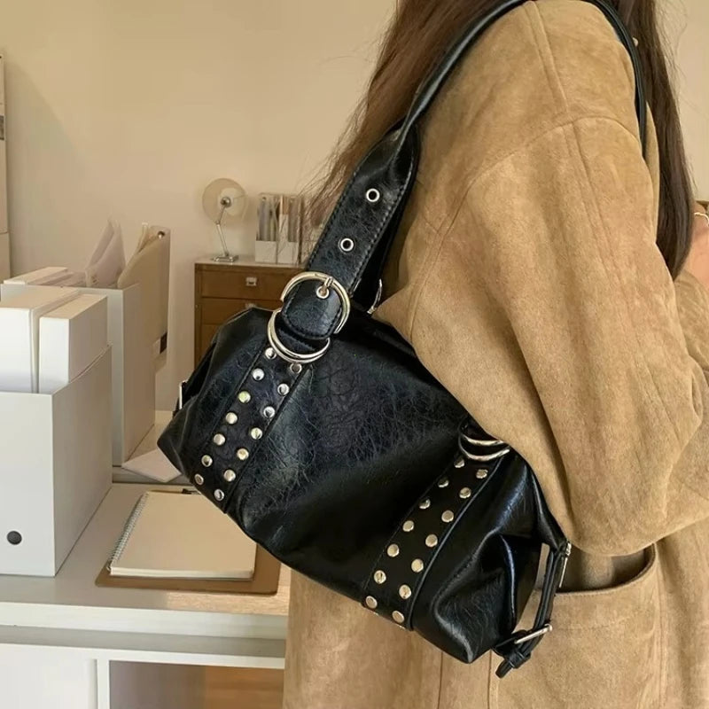 Belléra Rebel Edge PU Leather Shoulder Bag
