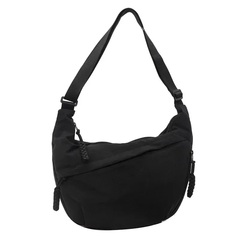 Premium Lightweight Nylon Hobo Bag - Casual Waterproof Multi-Pocket Shoulder Purse ✨