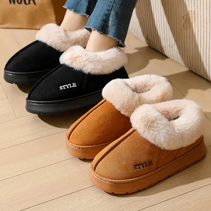Luxury Platform Winter Snow Boots | Ultra-Warm Thick Wool & Anti-Slip Sole ❄️✨