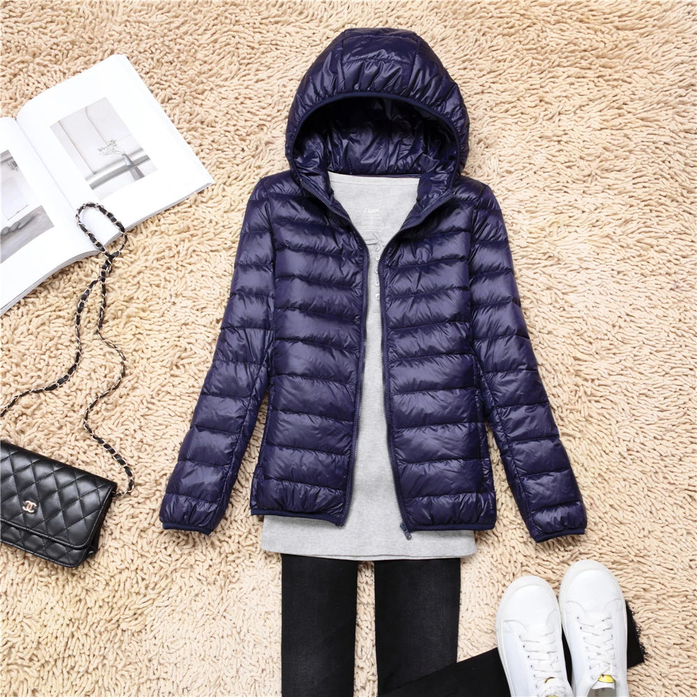 Belléra Ultra Light Packable Puffer Jacket | Hooded Winter Coat