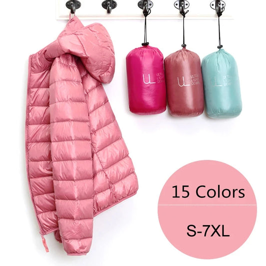 Belléra Ultra Light Packable Puffer Jacket | Hooded Winter Coat