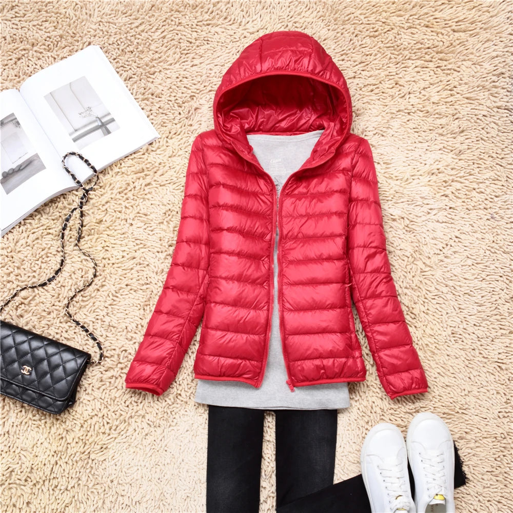 Belléra Ultra Light Packable Puffer Jacket | Hooded Winter Coat