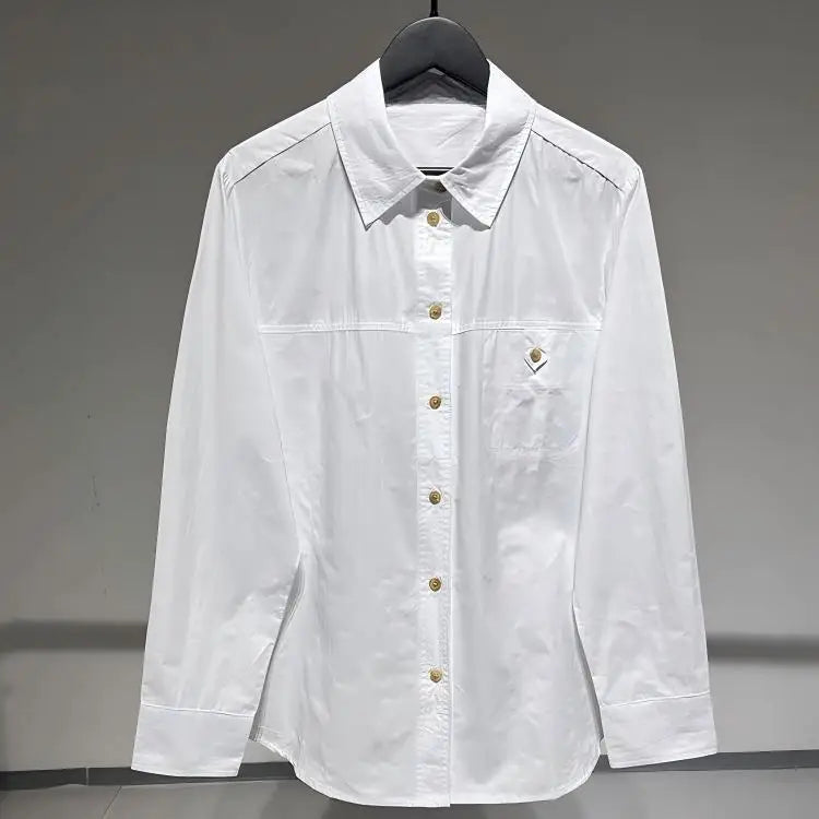 ⚡ Bellera Oversized Cotton Button-Down Shirt ☁️