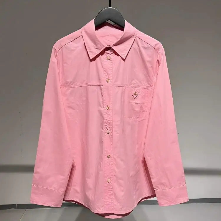 ⚡ Bellera Oversized Cotton Button-Down Shirt ☁️