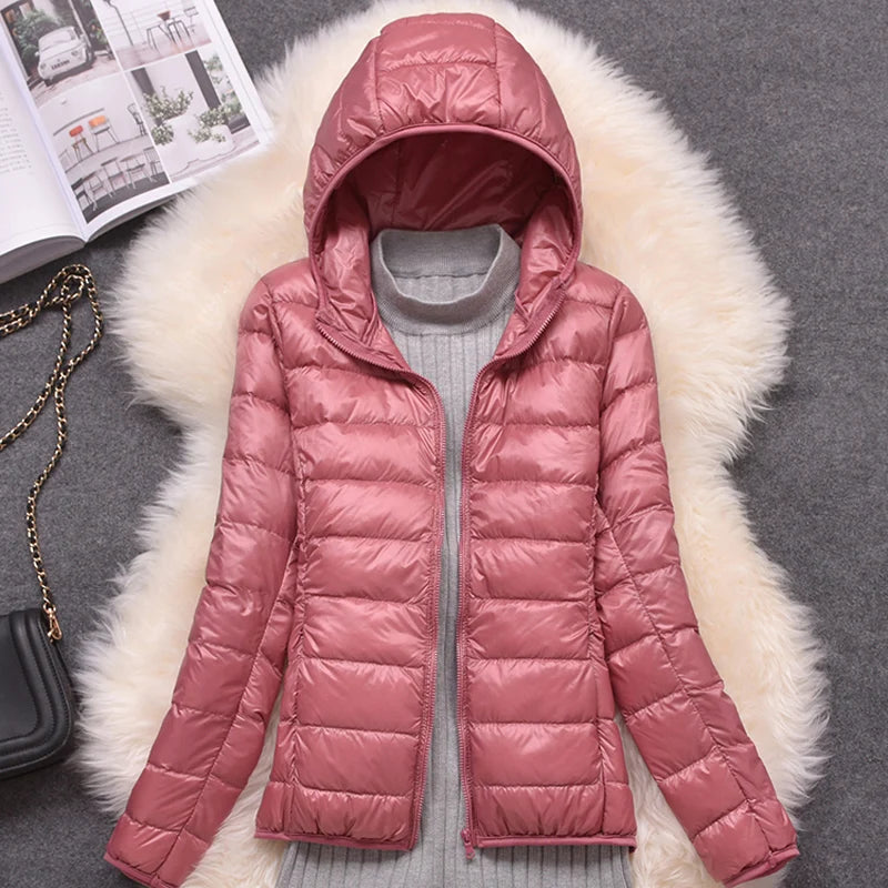 Belléra Ultra Light Packable Puffer Jacket | Hooded Winter Coat