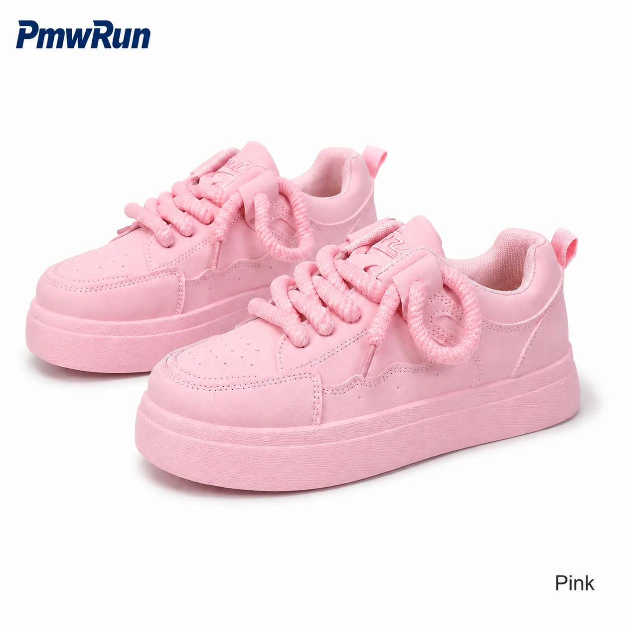 Women's Premium PU Leather Sport Shoes - Breathable Lightweight Casual Sneakers 👟✨