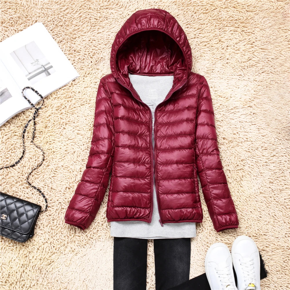 Belléra Ultra Light Packable Puffer Jacket | Hooded Winter Coat