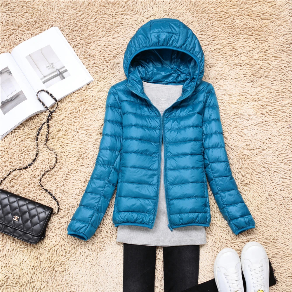 Belléra Ultra Light Packable Puffer Jacket | Hooded Winter Coat