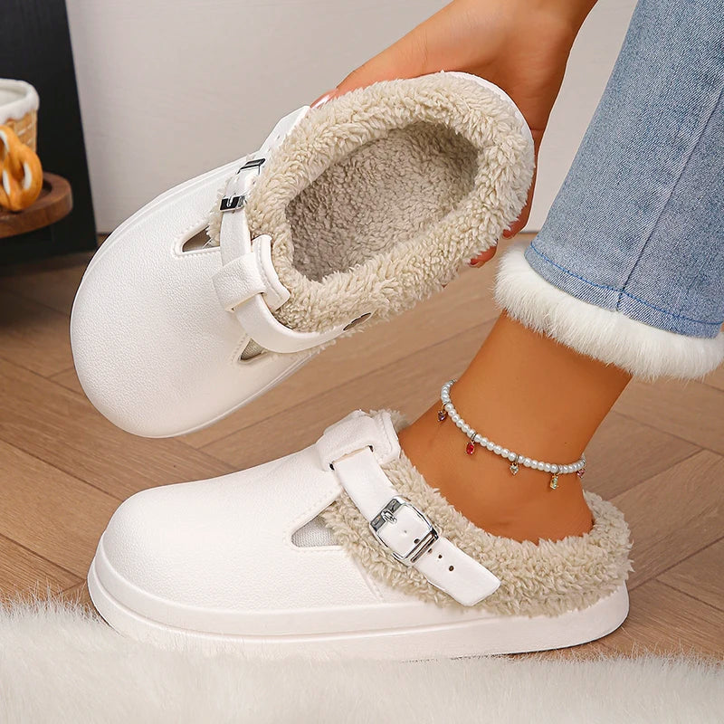 Bellera Waterproof Fluffy Winter Slippers 👣