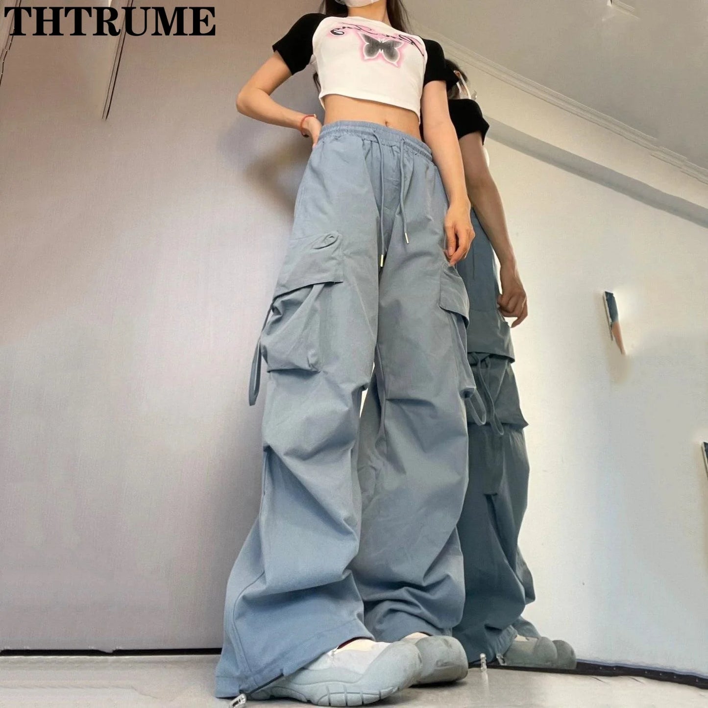 ⚡ Bellera Retro Baggy Parachute Pants ☁️