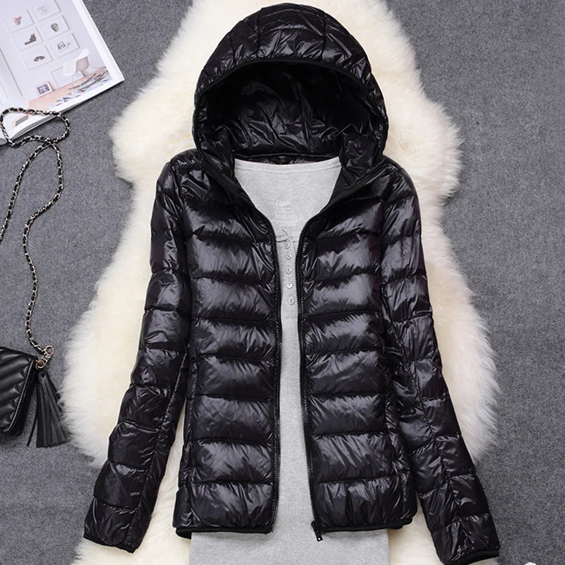 Belléra Ultra Light Packable Puffer Jacket | Hooded Winter Coat