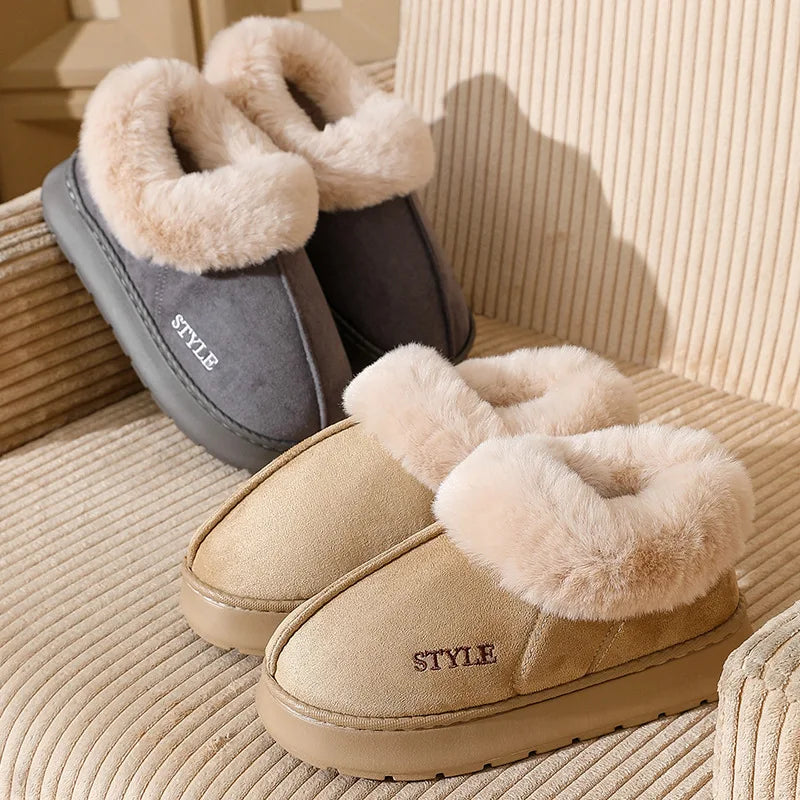 Luxury Platform Winter Snow Boots | Ultra-Warm Thick Wool & Anti-Slip Sole ❄️✨