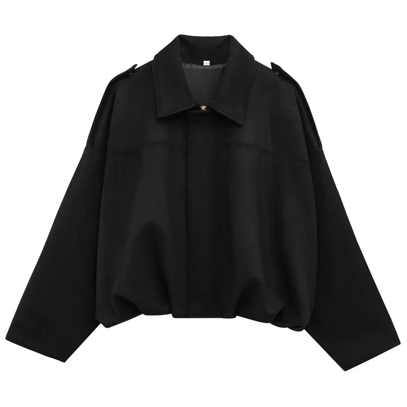 Luxury Faux Fur Trim Wool Coat – Belléra™ Elegant Tie-Waist Winter Cardigan 🇬🇧✨